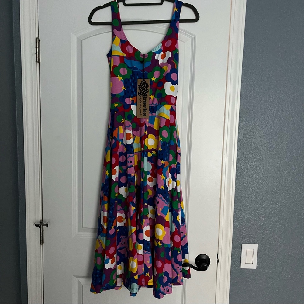 NWT Nooworks Vacation midi in Summer Daze - Picture 2 of 5